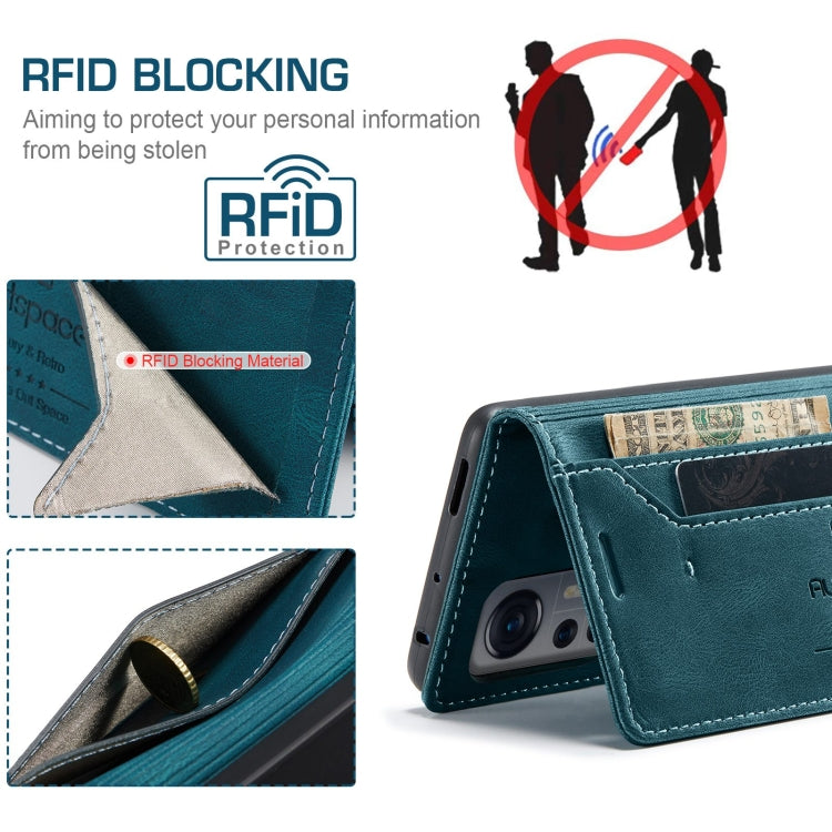 For Xiaomi 12 / 12X AutSpace A01 Retro Skin-feel Crazy Horse RFID Leather Phone Case