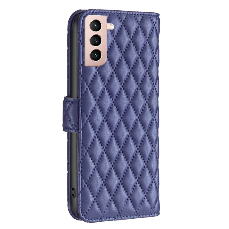 For Samsung Galaxy S21 5G Diamond Lattice Wallet Leather Flip Phone Case