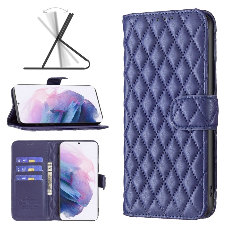 For Samsung Galaxy S21 Plus 5G Diamond Lattice Wallet Leather Flip Phone Case