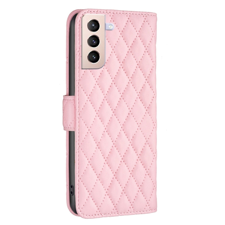 For Samsung Galaxy S21 Plus 5G Diamond Lattice Wallet Leather Flip Phone Case