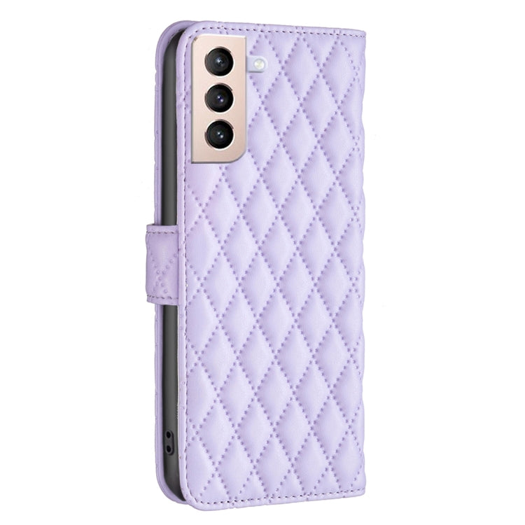 For Samsung Galaxy S21 Plus 5G Diamond Lattice Wallet Leather Flip Phone Case