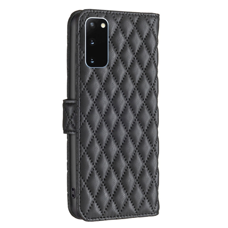For Samsung Galaxy S20 5G Diamond Lattice Wallet Leather Flip Phone Case