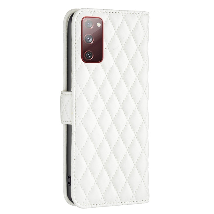For Samsung Galaxy S20 FE / S20 Lite Diamond Lattice Wallet Leather Flip Phone Case