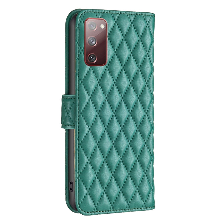 For Samsung Galaxy S20 FE / S20 Lite Diamond Lattice Wallet Leather Flip Phone Case