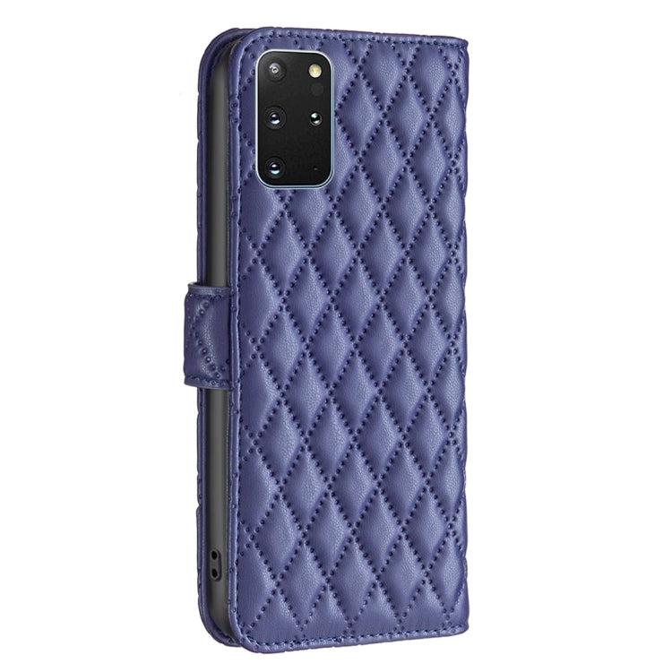For Samsung Galaxy S20 Plus 5G Diamond Lattice Wallet Leather Flip Phone Case