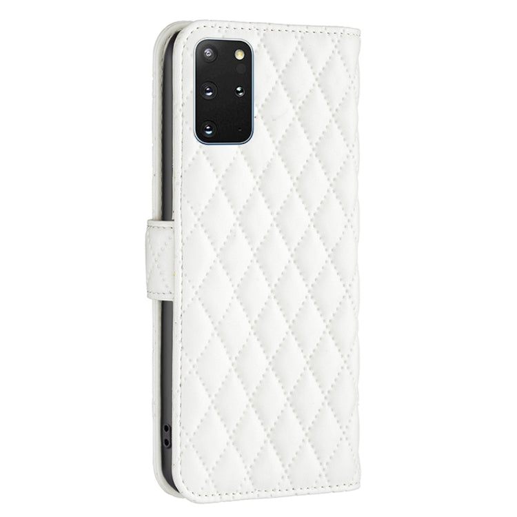 For Samsung Galaxy S20 Plus 5G Diamond Lattice Wallet Leather Flip Phone Case