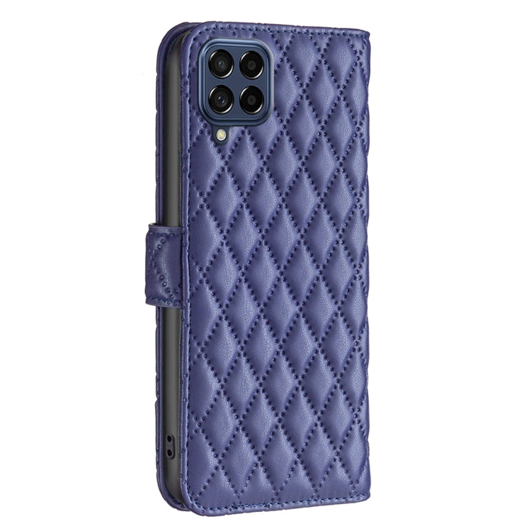 For Samsung Galaxy M53 5G Diamond Lattice Wallet Leather Flip Phone Case