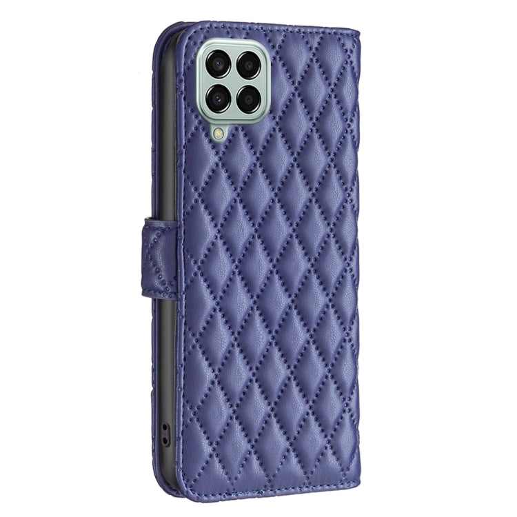 For Samsung Galaxy M33 5G Diamond Lattice Wallet Leather Flip Phone Case