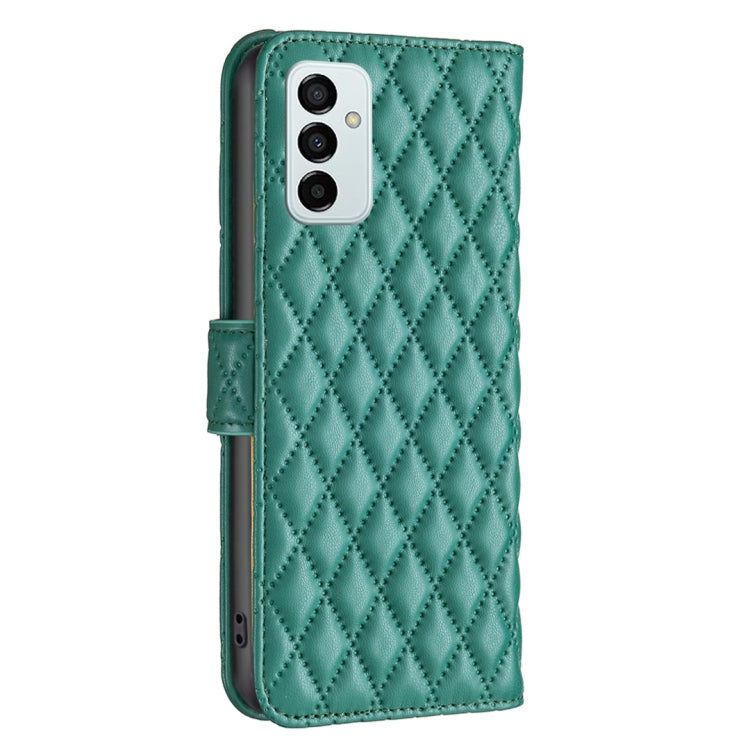 For Samsung Galaxy M23 5G Diamond Lattice Wallet Leather Flip Phone Case