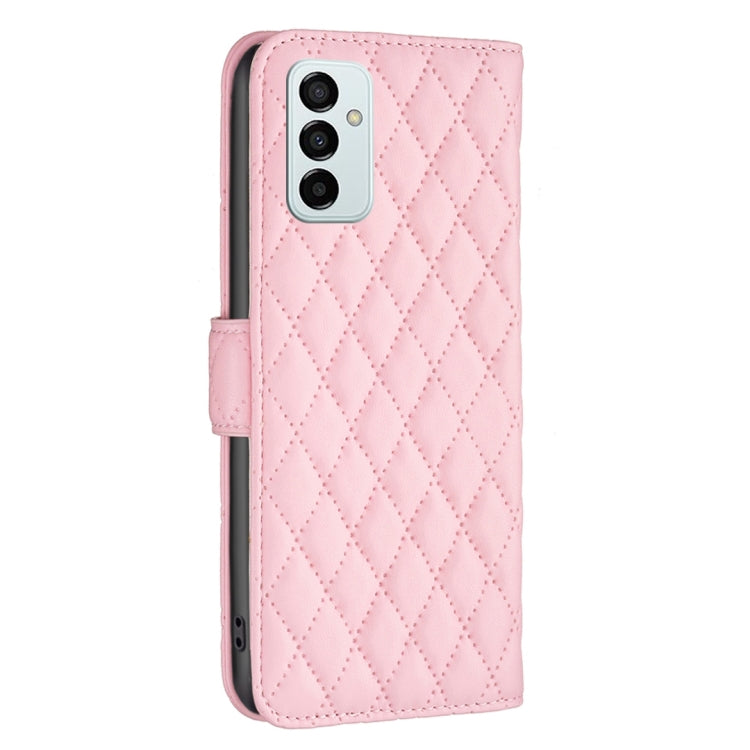 For Samsung Galaxy M23 5G Diamond Lattice Wallet Leather Flip Phone Case