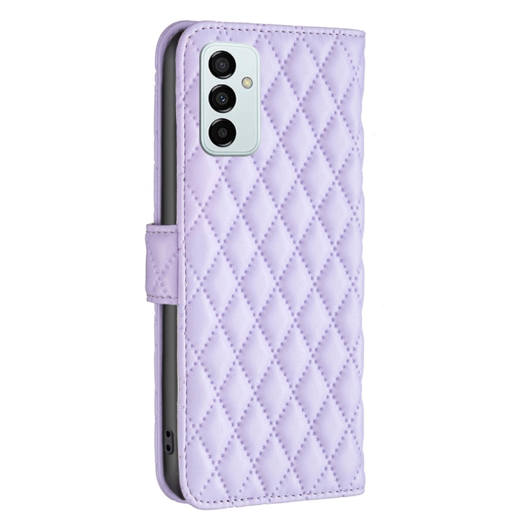 For Samsung Galaxy M23 5G Diamond Lattice Wallet Leather Flip Phone Case