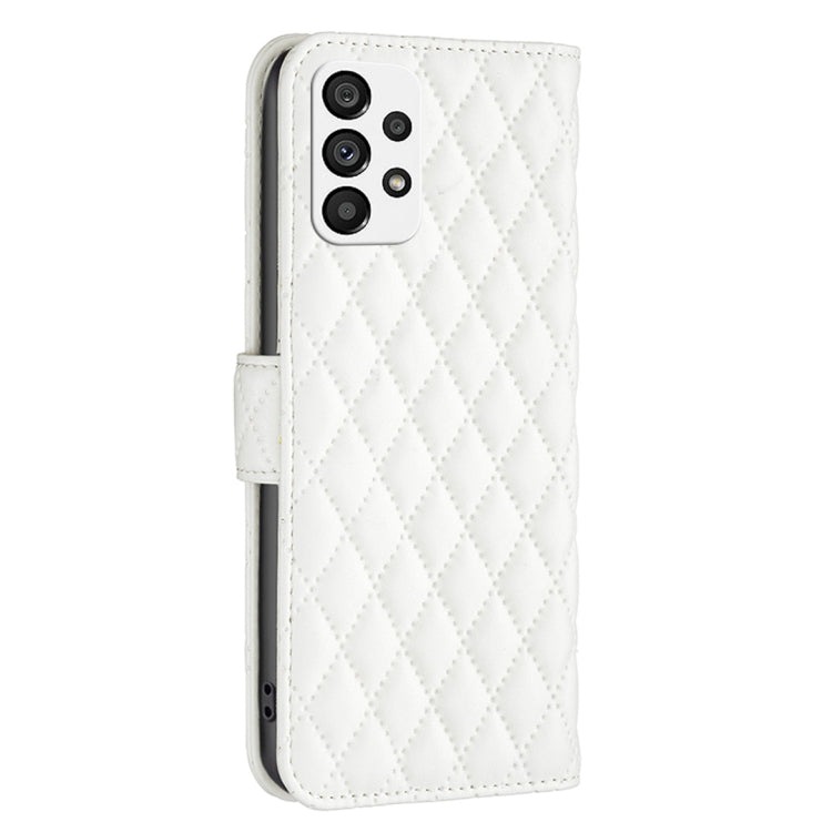 For Samsung Galaxy A73 5G Diamond Lattice Wallet Leather Flip Phone Case