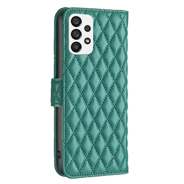 For Samsung Galaxy A73 5G Diamond Lattice Wallet Leather Flip Phone Case