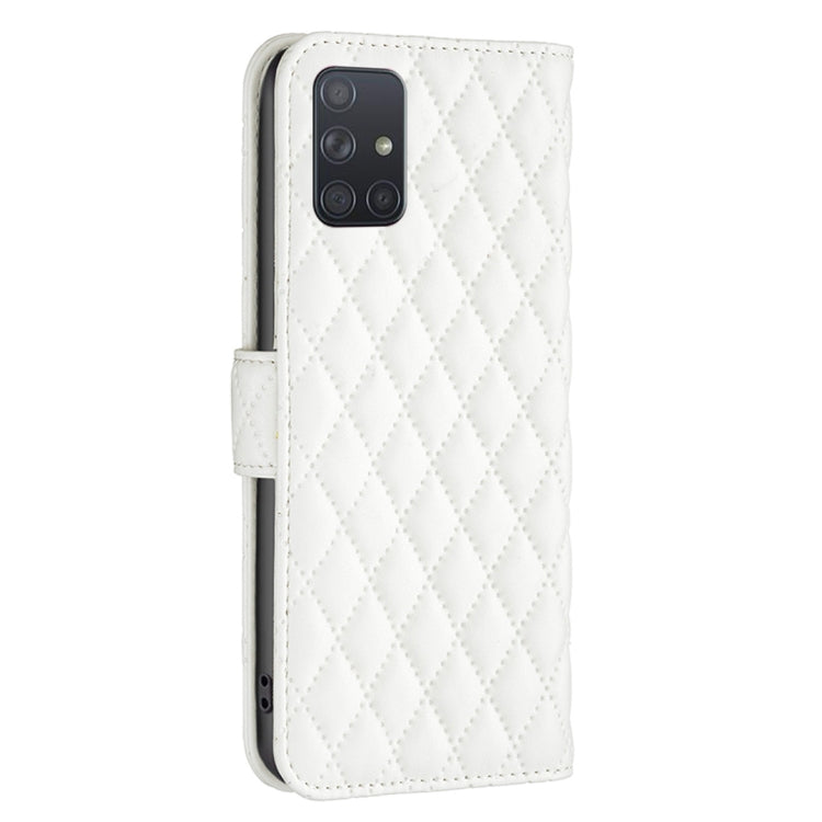 For Samsung Galaxy A71 4G Diamond Lattice Wallet Leather Flip Phone Case