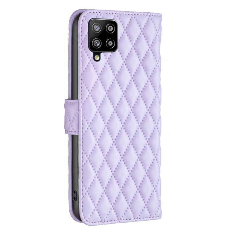 For Samsung Galaxy A42 5G Diamond Lattice Wallet Leather Flip Phone Case