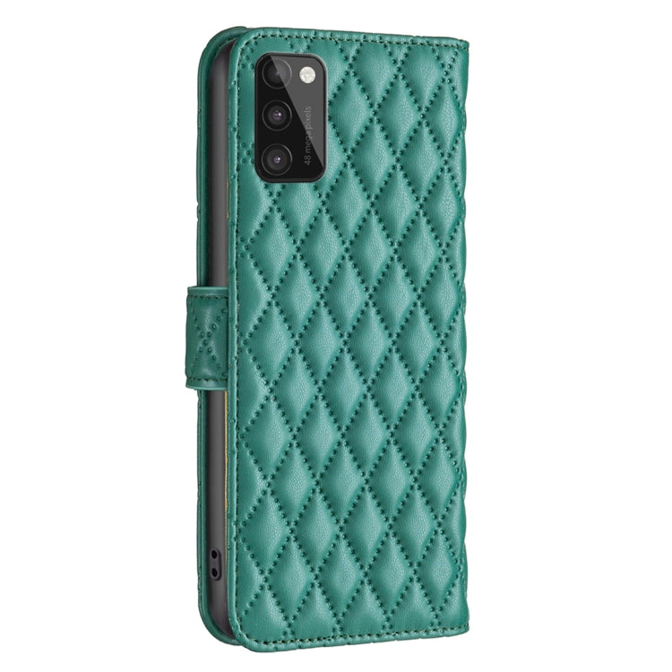 For Samsung Galaxy A41 Diamond Lattice Wallet Leather Flip Phone Case