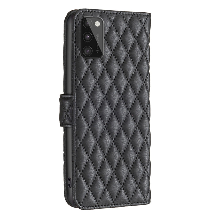 For Samsung Galaxy A41 Diamond Lattice Wallet Leather Flip Phone Case