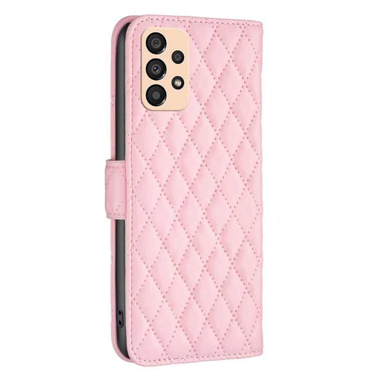 For Samsung Galaxy A33 5G Diamond Lattice Wallet Leather Flip Phone Case
