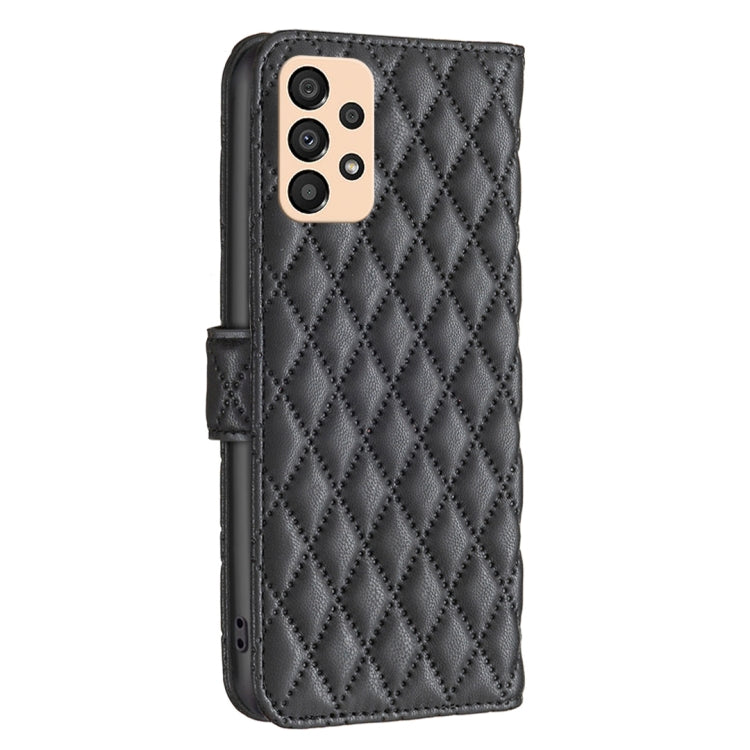 For Samsung Galaxy A33 5G Diamond Lattice Wallet Leather Flip Phone Case
