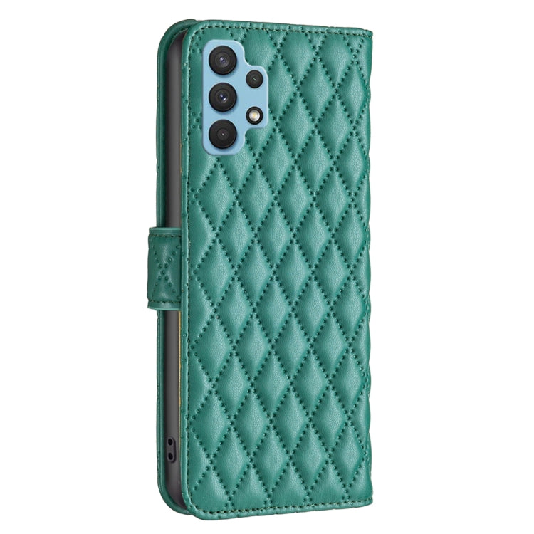 For Samsung Galaxy A32 4G Diamond Lattice Wallet Leather Flip Phone Case