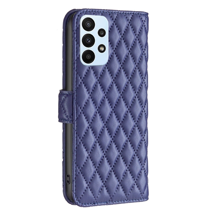 For Samsung Galaxy A23 Diamond Lattice Wallet Leather Flip Phone Case