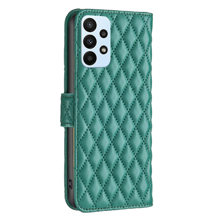 For Samsung Galaxy A23 Diamond Lattice Wallet Leather Flip Phone Case