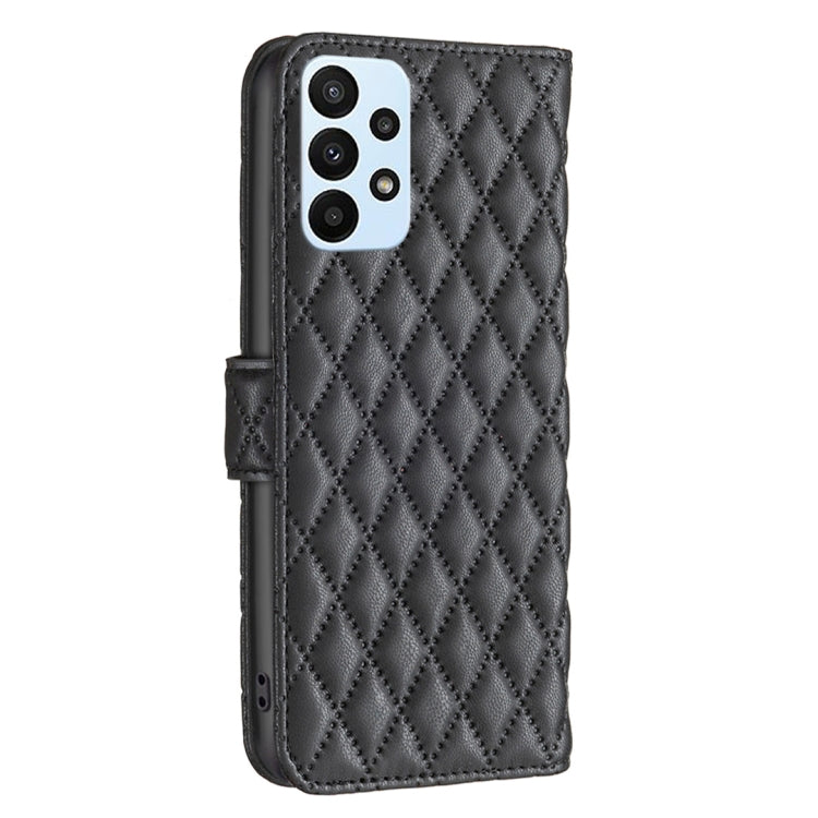 For Samsung Galaxy A23 Diamond Lattice Wallet Leather Flip Phone Case
