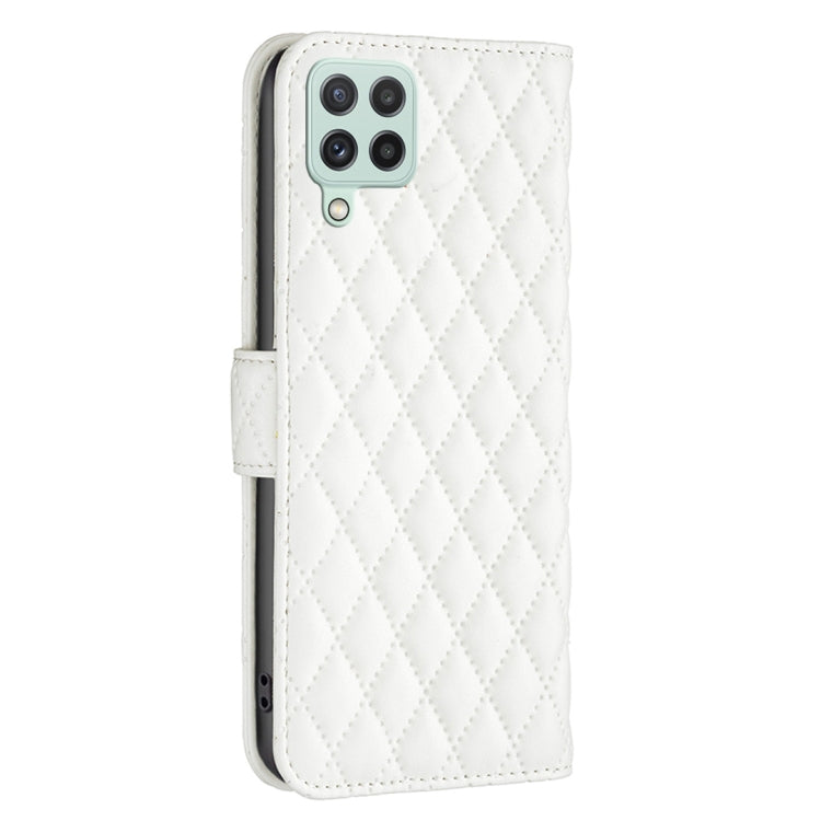 For Galaxy A22 4G Diamond Lattice Wallet Leather Flip Phone Case