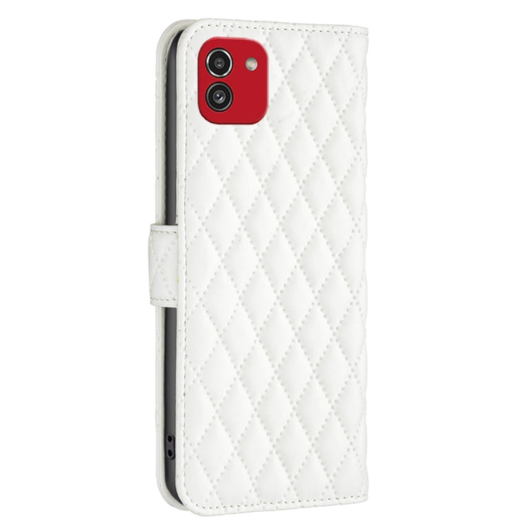 For Samsung Galaxy A03 166mm EU Version Diamond Lattice Wallet Leather Flip Phone Case
