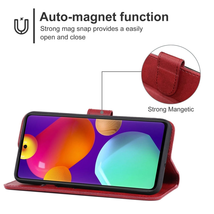 For Samsung Galaxy M62 Leather Phone Case