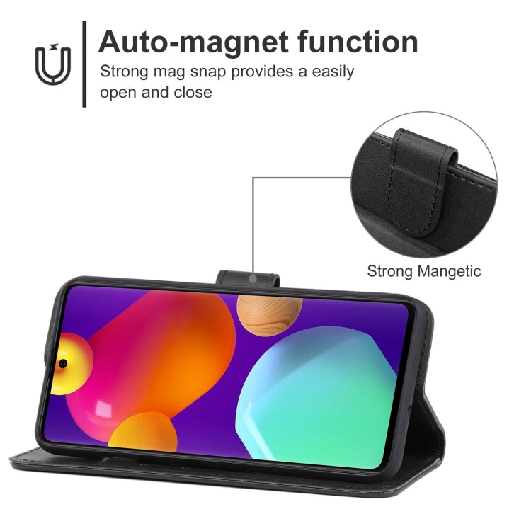 For Samsung Galaxy M62 Leather Phone Case