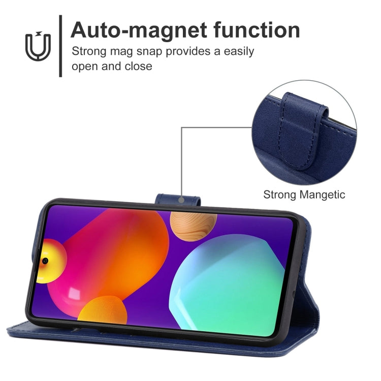 For Samsung Galaxy M62 Leather Phone Case