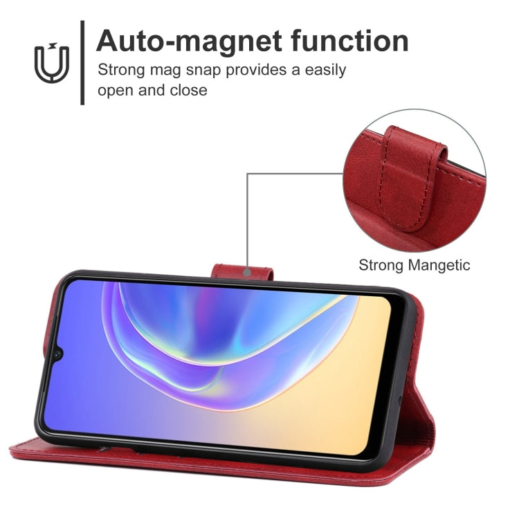 For vivo V21 4G Leather Phone Case