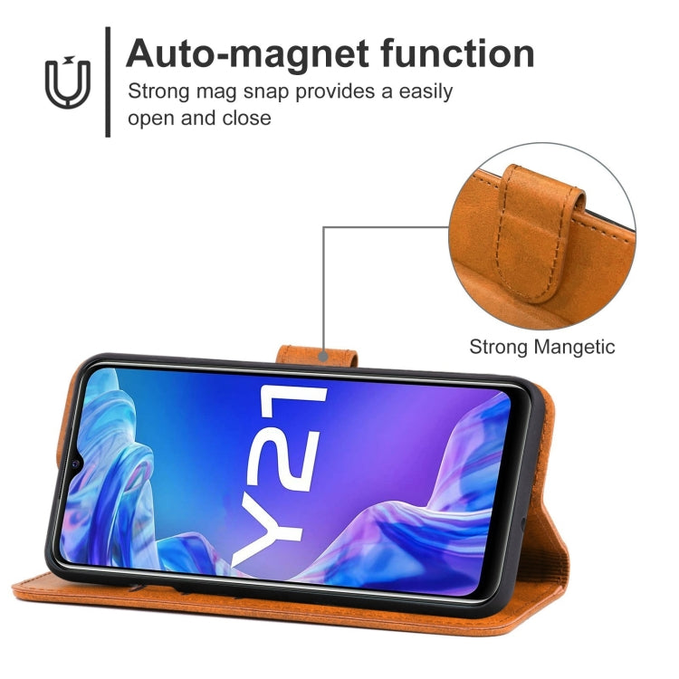 For vivo Y21 2018 Leather Phone Case