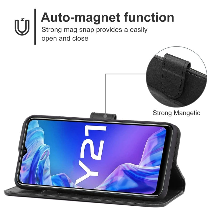 For vivo Y21 2018 Leather Phone Case