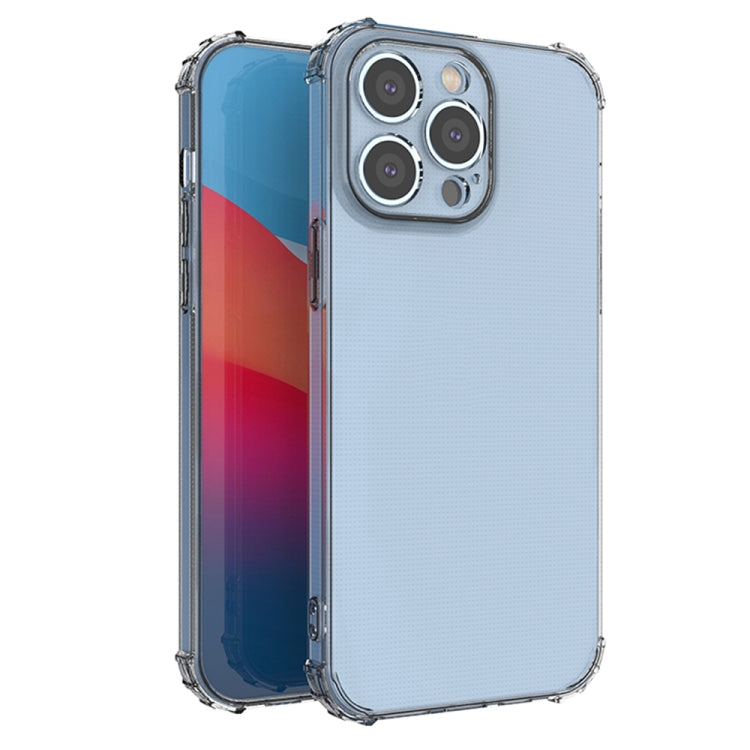 For iPhone 14 Pro Max Shockproof Transparent TPU Phone Case