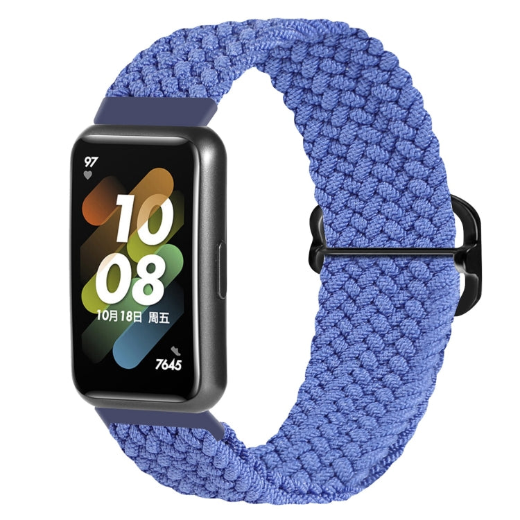 For Huawei Band 7 Nylon Braided Buckle Watch Band