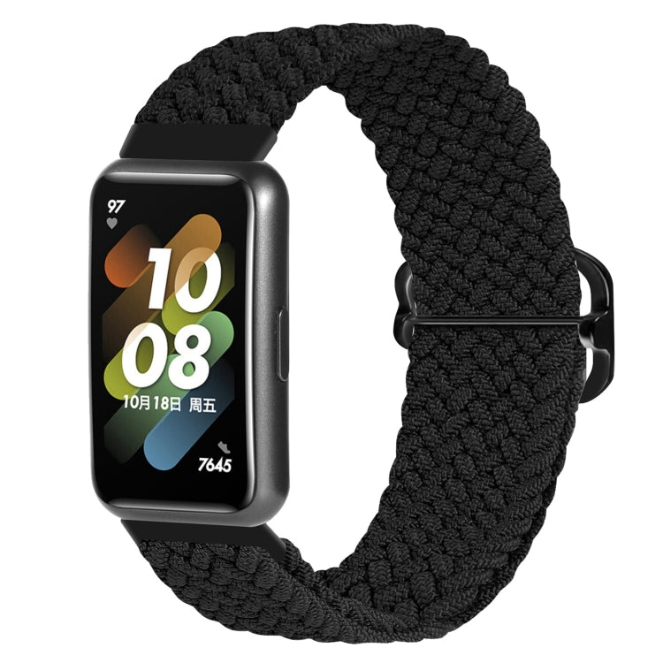 For Huawei Band 7 Nylon Braided Buckle Watch Band