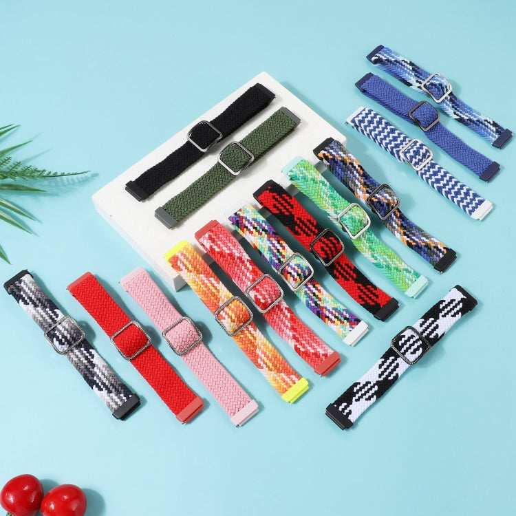 For Huawei Band 7 Nylon Braided Buckle Watch Band
