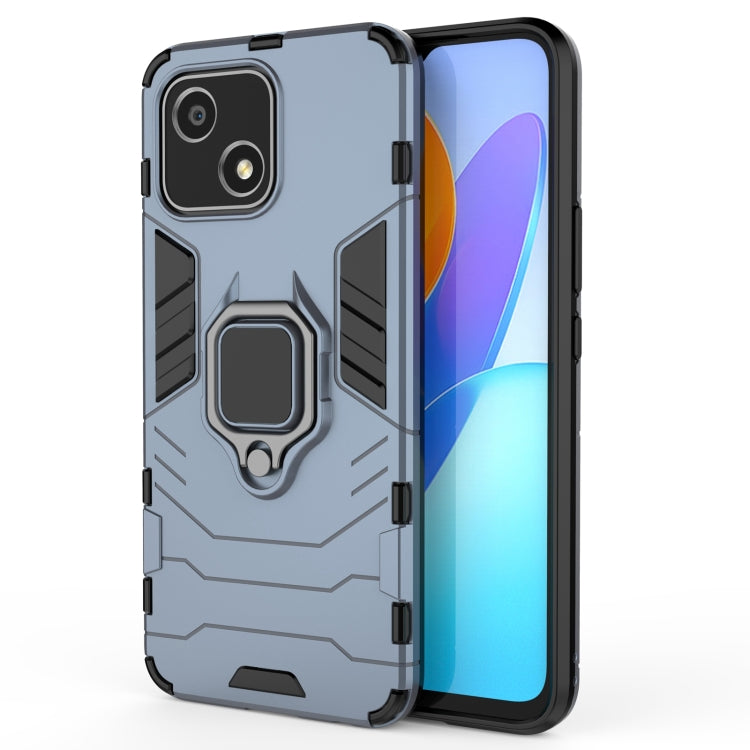 For Honor Play 30 Shockproof PC + TPU Protective Phone Case with Magnetic Ring Holder