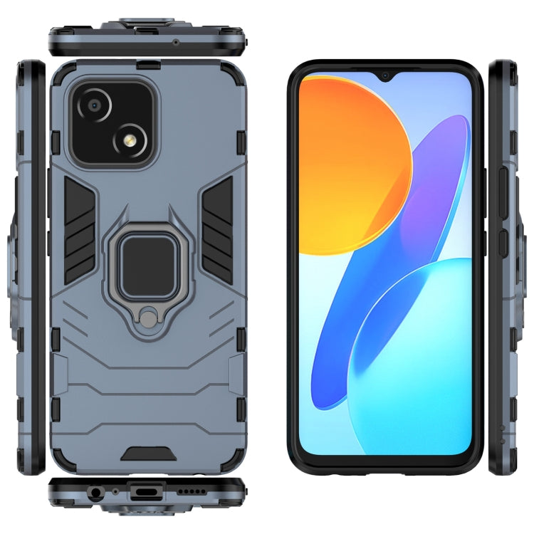 For Honor Play 30 Shockproof PC + TPU Protective Phone Case with Magnetic Ring Holder