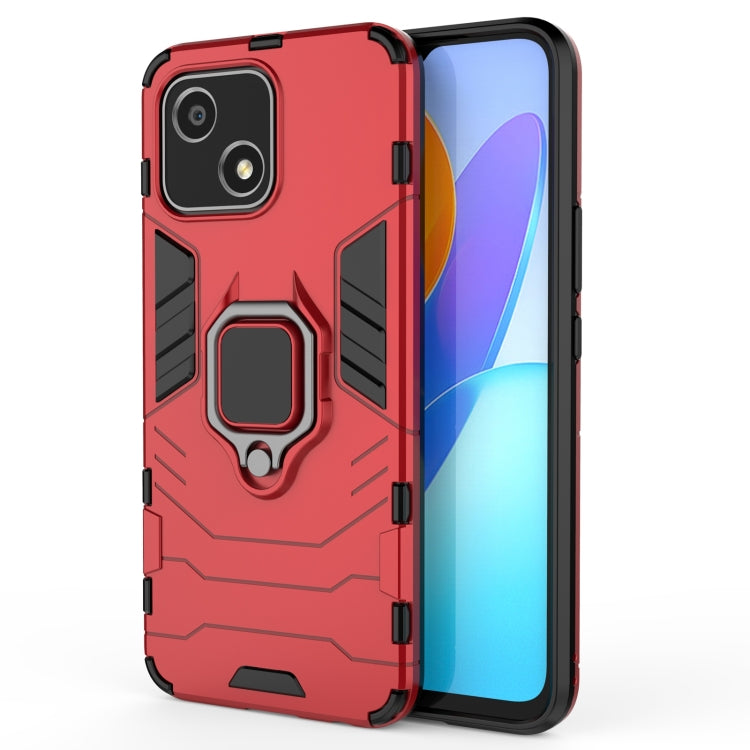 For Honor Play 30 Shockproof PC + TPU Protective Phone Case with Magnetic Ring Holder