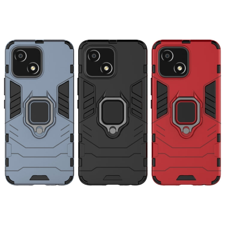 For Honor Play 30 Shockproof PC + TPU Protective Phone Case with Magnetic Ring Holder