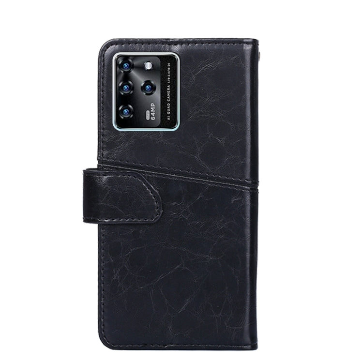 For ZTE Blabe V30 Geometric Stitching Horizontal Flip Leather Phone Case