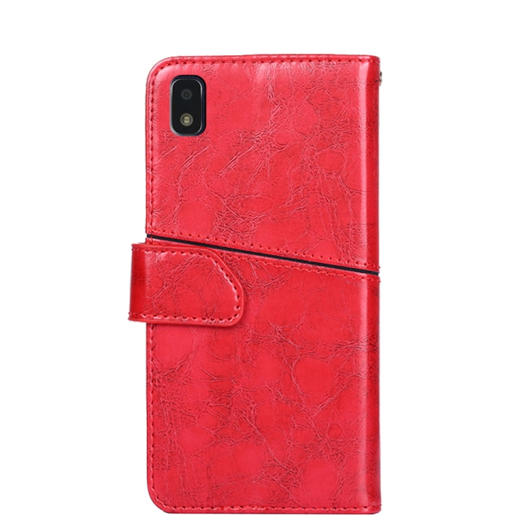 For ZTE Blade L210 Geometric Stitching Horizontal Flip Leather Phone Case