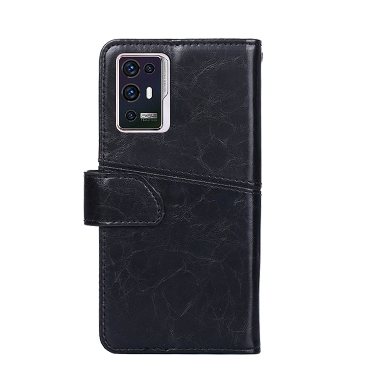 For ZTE Axon 30 Pro Geometric Stitching Horizontal Flip Leather Phone Case