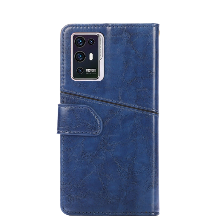 For ZTE Axon 30 Pro Geometric Stitching Horizontal Flip Leather Phone Case