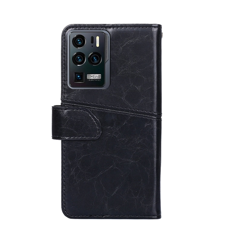 For ZTE Axon 30 Ultra Geometric Stitching Horizontal Flip Leather Phone Case