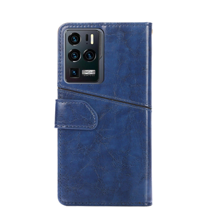 For ZTE Axon 30 Ultra Geometric Stitching Horizontal Flip Leather Phone Case