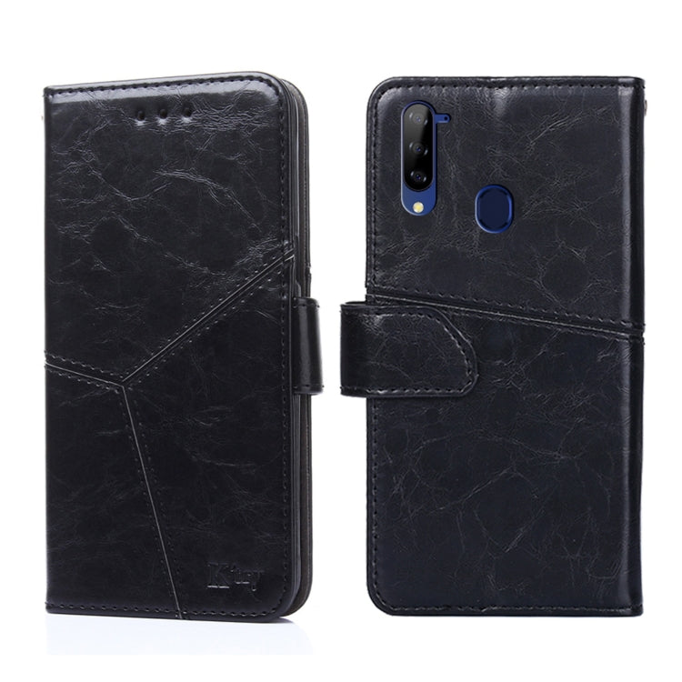 For ZTE Libero 5G Geometric Stitching Horizontal Flip Leather Phone Case